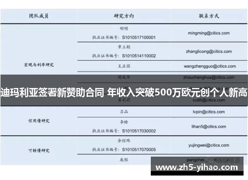 迪玛利亚签署新赞助合同 年收入突破500万欧元创个人新高